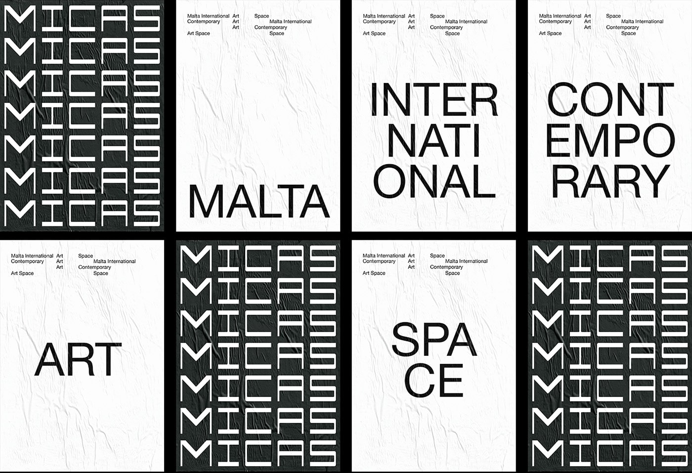 Posters Displaying MICAS Brand Identity and Typography